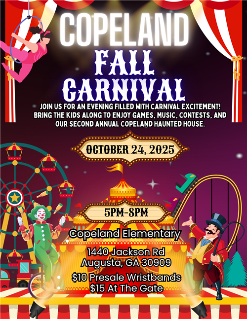 Fall Carnival October 24th